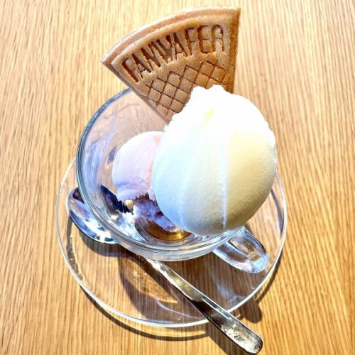 清水牧場のとれたてGelato　2種盛り