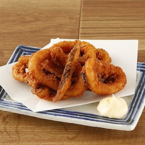 Soft squid tempura