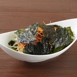 Wakame and Korean seaweed choregi salad