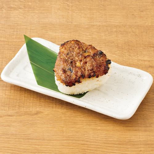 Grilled fish rice ball with miso sauce