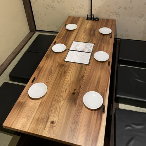 [Digging Gotatsu Private Room] The digging Gotatsu Private Room for 6 people is a room where you can enjoy your meal without worrying about the surroundings.For various banquets and dinners! Enjoy a memorable time with dishes made with plenty of local ingredients.