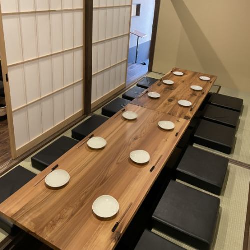 [Digging Tatsu Private Room] A digging private room for 10 people and for banquets with a large number of people.Welcome and farewell parties, seasonal banquets, etc ... We can handle all kinds of situations ◎ We also have various courses for banquets, so you can choose according to your needs!