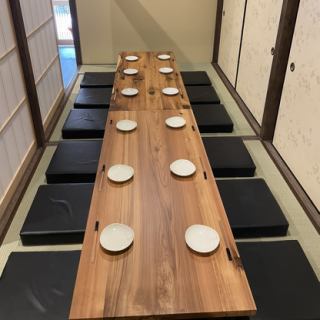 [Digging Gotatsu Private Room] The digging Gotatsu Private Room, which can accommodate up to 50 people, is perfect for banquets with a large number of people.You can choose a dish that uses abundant seasonal ingredients to feel the season, either as a course or as a single item, so please enjoy it according to the scene!