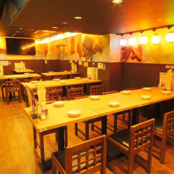 広々とした店内　※写真は系列店です