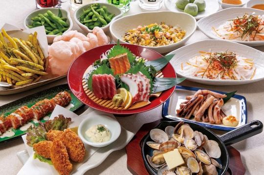 [Affordable] Seafood course, 11 dishes, 2 hours all-you-can-drink, 4,000 yen