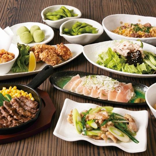 【お手軽】肉盛コース2時間飲み放題付き◆9品◆4000円