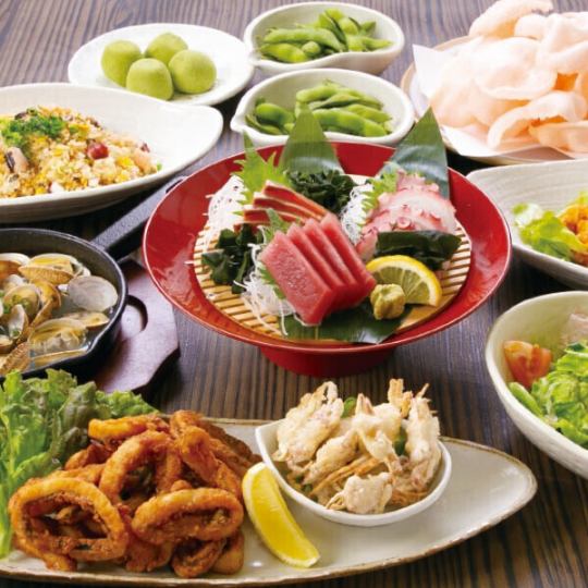 【ランチ限定】海鮮コース全9品2100円