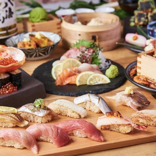 あても充実！寿司メニューだけではありません。