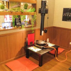 You can enjoy Genghis Khan in the tatami room ♪ Perfect for dates and meals with friends!