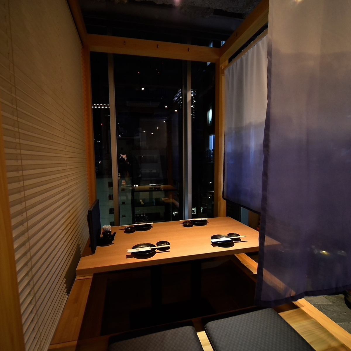 Have a comfortable dinner time in a sophisticated Japanese space ♪ * The image is an affiliated store