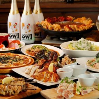 ★2時間半飲み放題付き★素敵な日の豪遊宴会コース！ お料理10品付 6,000円