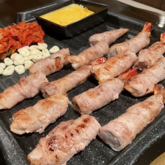 海老サムギョプサルロール