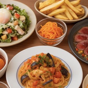 【Bコース】お料理のみ全8品3600円(税込)