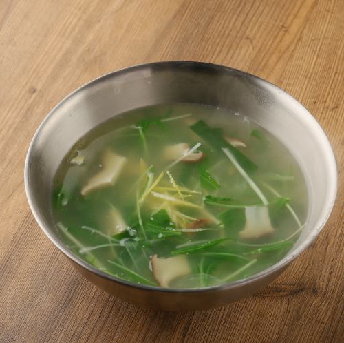 ゆず塩スープ