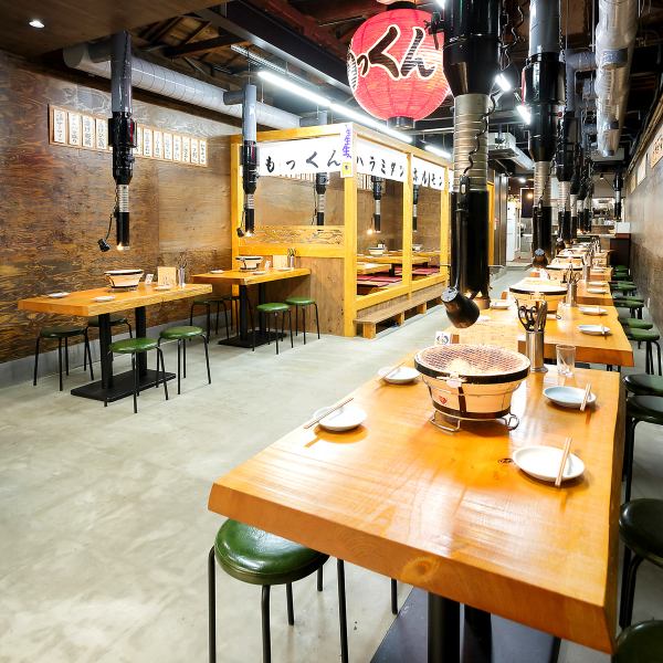 店内が見渡せるすっきりとした内装【京橋/京橋駅/焼肉/天満/南森町/食べ飲み放題/ランチ/飲み放題/個室あり/個室/ひとめぼれ/まんぷく屋/コースあり/京橋 焼肉/ビアガーデン】