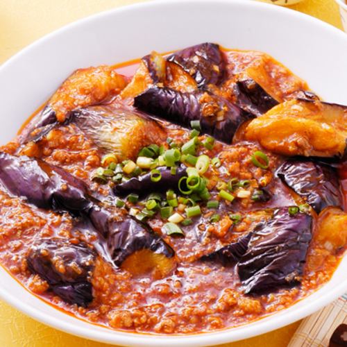 Mapo Soup / Eggplant and shredded pork stir-fried with mustard / Beef, potato and eggplant stir-fried with soy sauce