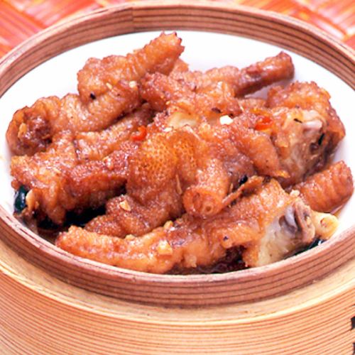 Spare ribs with black bean sauce/chicken feet with black bean sauce each