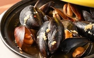 Mussels white wine steamed