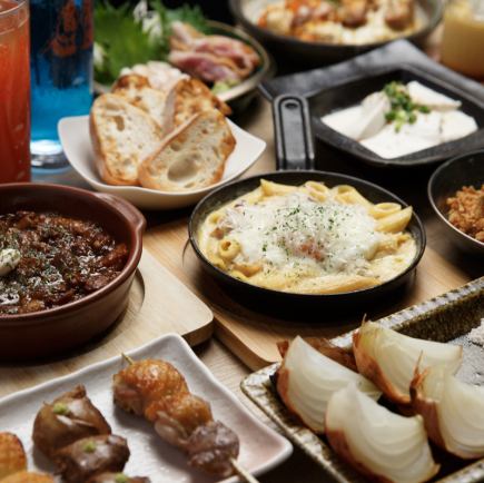 夏限定!旬の食材と比内地鶏を堪能【2h飲み放題付きコース】お料理11品¥5,000コース