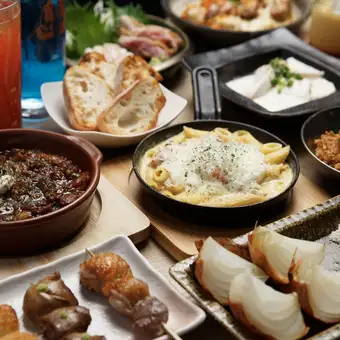 秋限定！旬の食材と比内地鶏を堪能【２h飲み放題付きプレミアムコース】お料理10品￥6,000コース