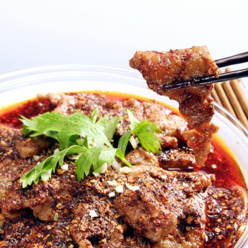 牛肉薄切りの山椒辛子煮