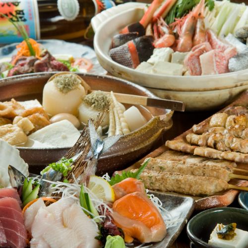 コースは料理7品3240円～