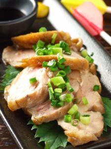 自家製鶏もものチャーシュー