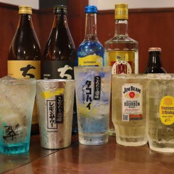 たっぷり120分 単品【飲み放題ライトコース】980円
