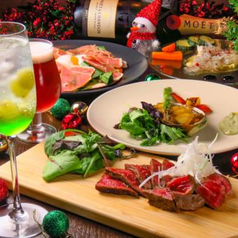 【12月23・24・25日限定】specialクリスマスコース 8000円　（お料理のみ）