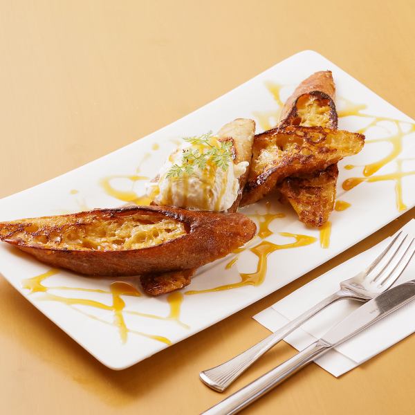 ≪キャラメリゼのカリッと食感が堪らない！≫【フレンチトースト】　1200円(税込)