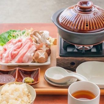 豚しゃぶしゃぶ鍋ランチ