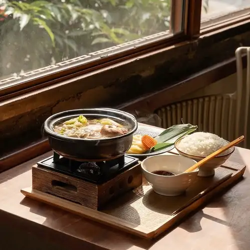 올해의 냄비 어선은, 화분과 미니 디저트 첨부
