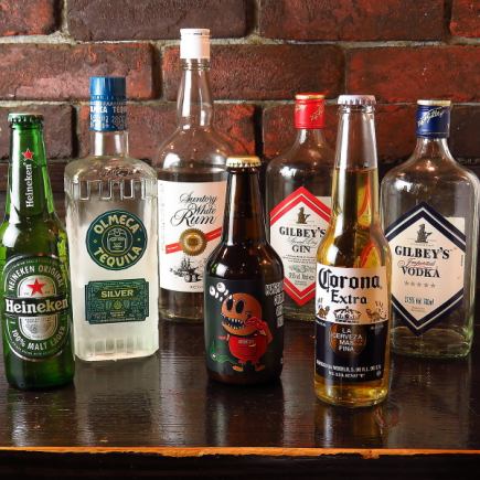 宴会や女子会に最適！単品飲み放題コース1800円(税込)