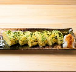 青さ海苔だし巻き