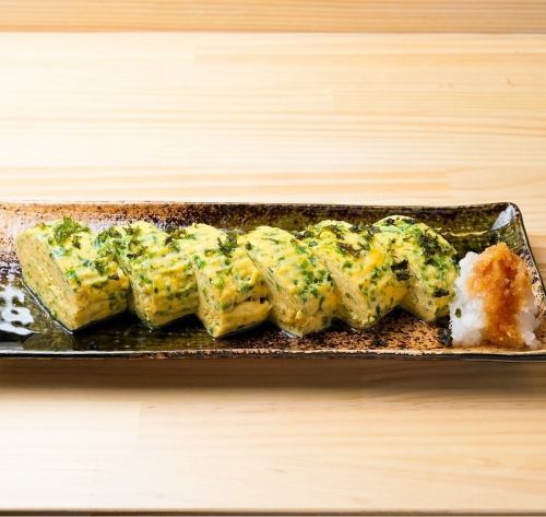 青さ海苔だし巻き