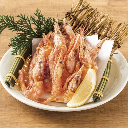 Deep-fried Nanban shrimp from the Sea of Japan