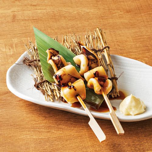 Squid skewers (2 skewers)