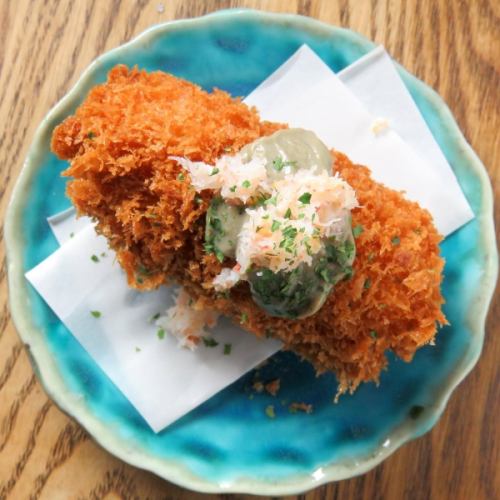 Crab miso cream croquette