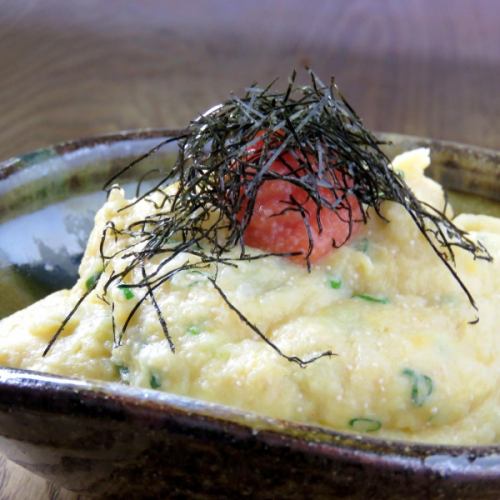 Broiled mentaiko with grated yam