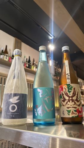 Japanese sake is also available!