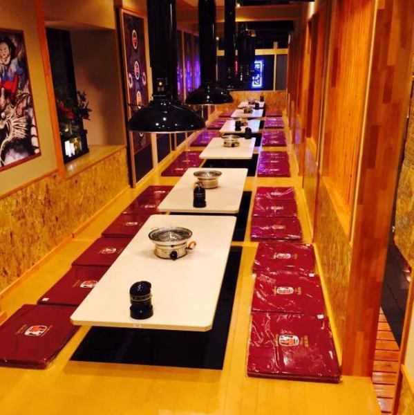 36 seats available Seating of the type of seat of the type is best for banquet! It is also possible to use it with a small number ♪ Please contact the store for details.