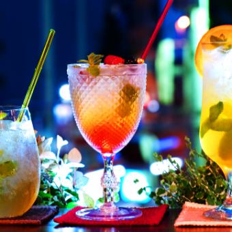 【二次会コース】全4品＋種類豊富な120分飲み放題付き3000円（生ビールなし）