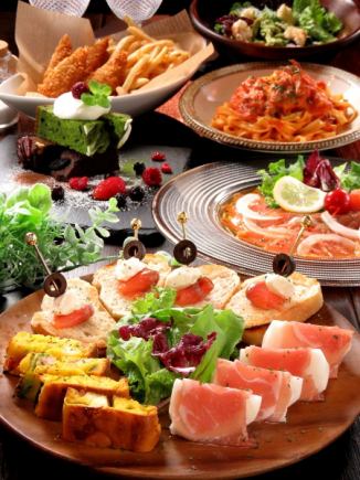 【ランチ限定特別コース】120分飲み放題付全7品3,500円