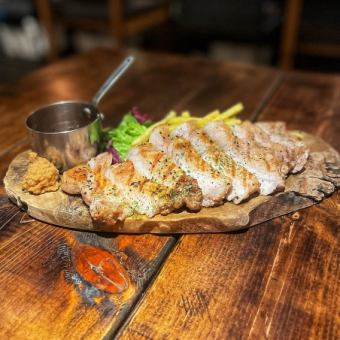 望来豚ロース肉のグリル