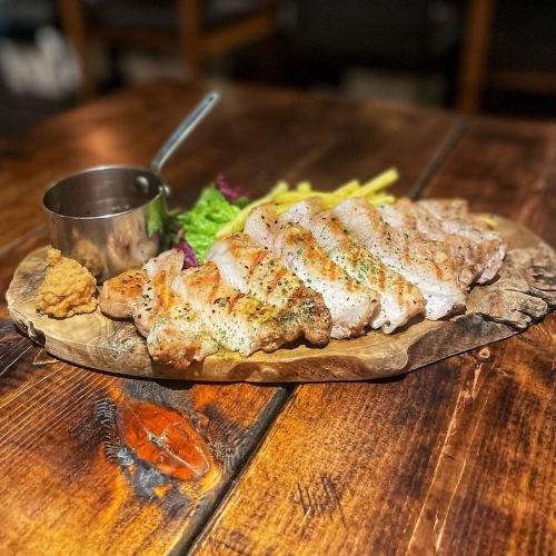 望来豚ロース肉のグリル