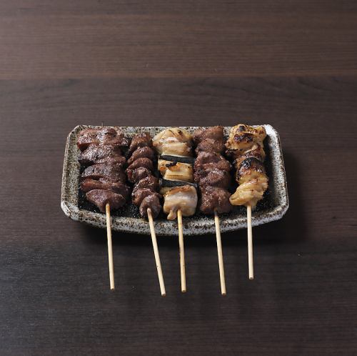 焼き鳥5本盛り合わせ