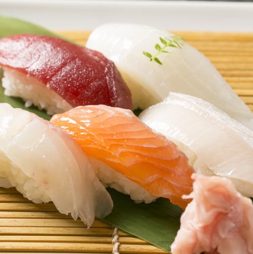 Omakase nigiri sushi