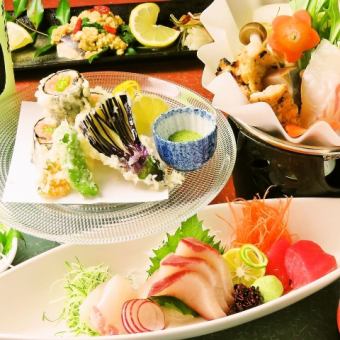 Seafood main course [Luxury Kaiseki course] 2 hours of all-you-can-drink included ★ 7 dishes 5,500 yen → 5,000 yen (tax included)