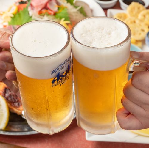 豊富なドリンクが飲み放題