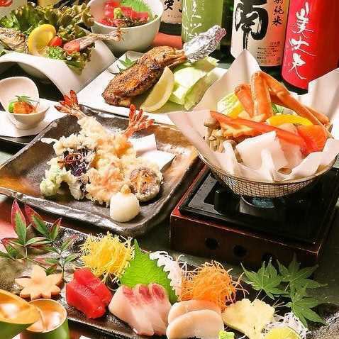 最大70名様まで◎一体感のある宴会を香川名物や瀬戸内海の幸が楽しめるコースで！